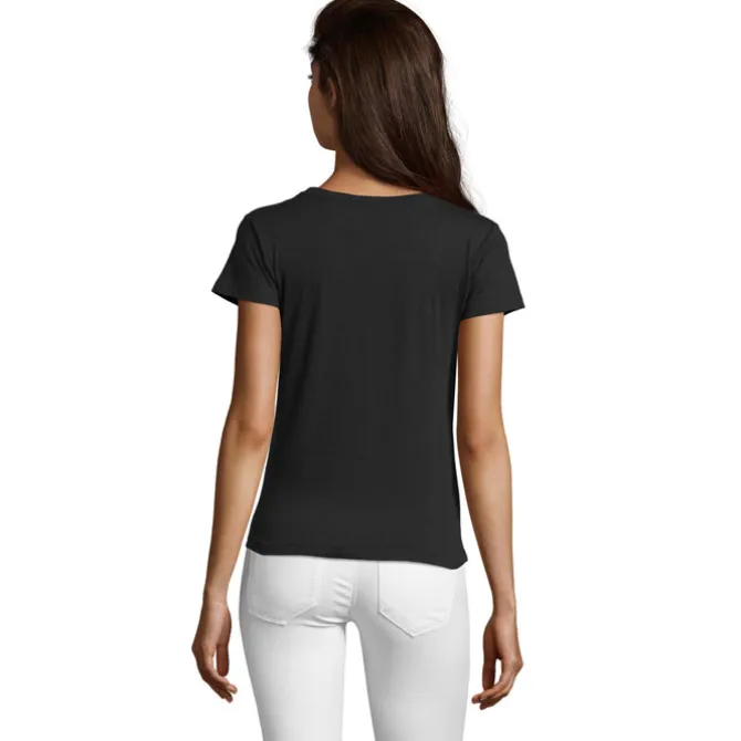 REGENT F Damski T-Shirt / Deep black S02758-DB-L