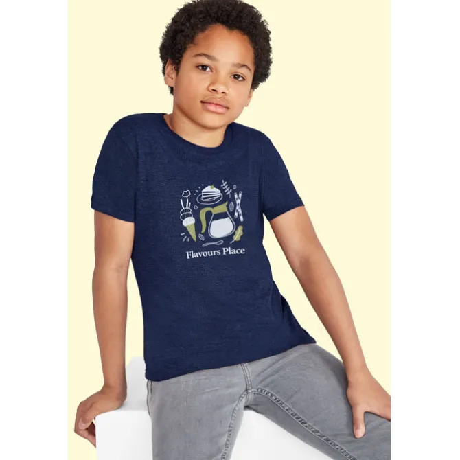 REGENT F Dziecięcy T-SHIRT / Atoll blue S01183-AL-XXL
