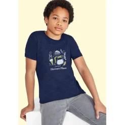 REGENT F Dziecięcy T-SHIRT / Szary melanż S01183-GM-M