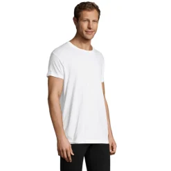 REGENT F Męski T-Shirt 150g / Biały S00553-WH-XS