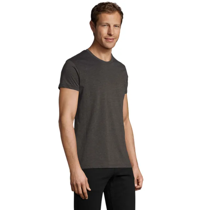 REGENT F Męski T-Shirt 150g / Charcoal melange S00553-CE-L