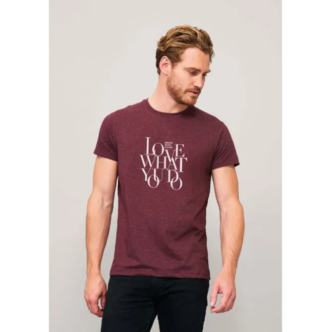 REGENT F Męski T-Shirt 150g / Ciemny szary S00553-DG-L