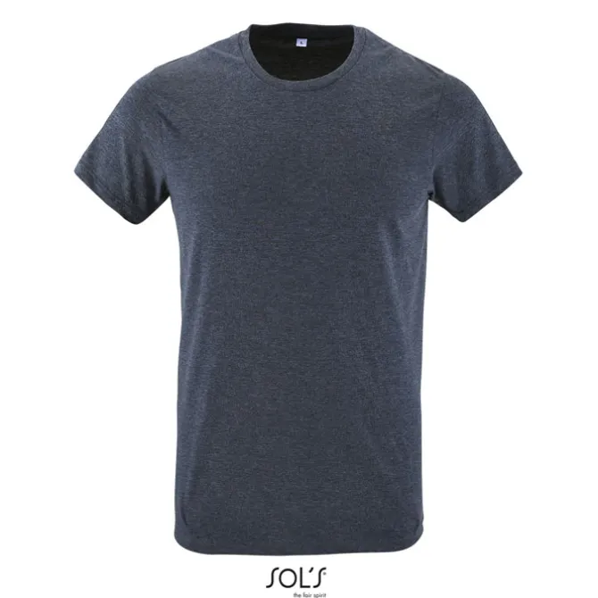 REGENT F Męski T-Shirt 150g / Melanż denim S00553-HD-XXL