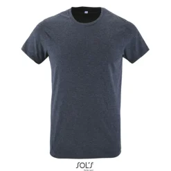 REGENT F Męski T-Shirt 150g / Melanż denim S00553-HD-M