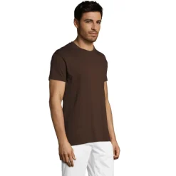 REGENT UNISEX T-SHIRT 150g / Chocolate S11380-CH-L