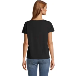 REGENT V T-SHIRT WOMEN / Deep Black S04766-DB-XL