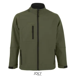 RELAX Męski softshell 340g / Army S46600-AR-XL