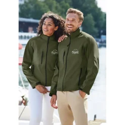 RELAX Męski softshell 340g / Bialy S46600-WH-3XL