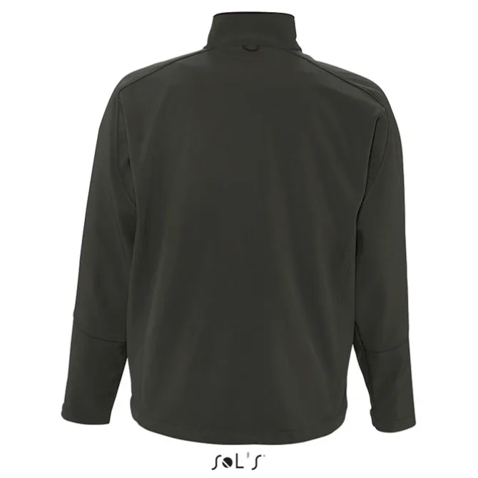 RELAX Męski softshell 340g / Charcoal grey S46600-CR-XXL