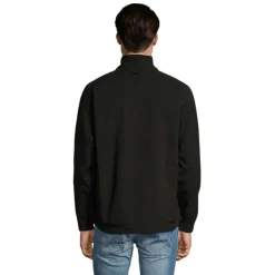 RELAX Męski softshell 340g / Czarny / Czarny opal S46600-BK-XXL