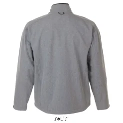 RELAX Męski softshell 340g / Szary melanż S46600-GM-S
