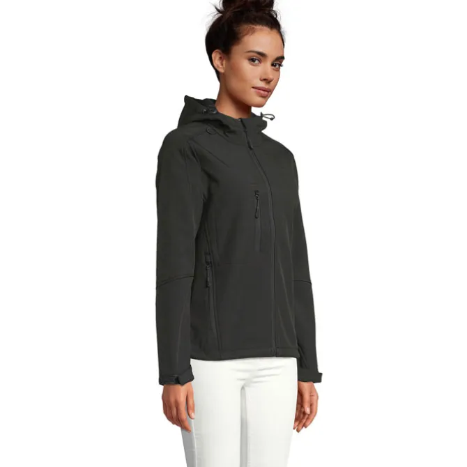 REPLAY damski softshell340 / Czarny / Czarny opal S46802-BK-S