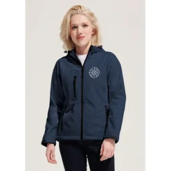 REPLAY damski softshell340 / Czarny / Czarny opal S46802-BK-S