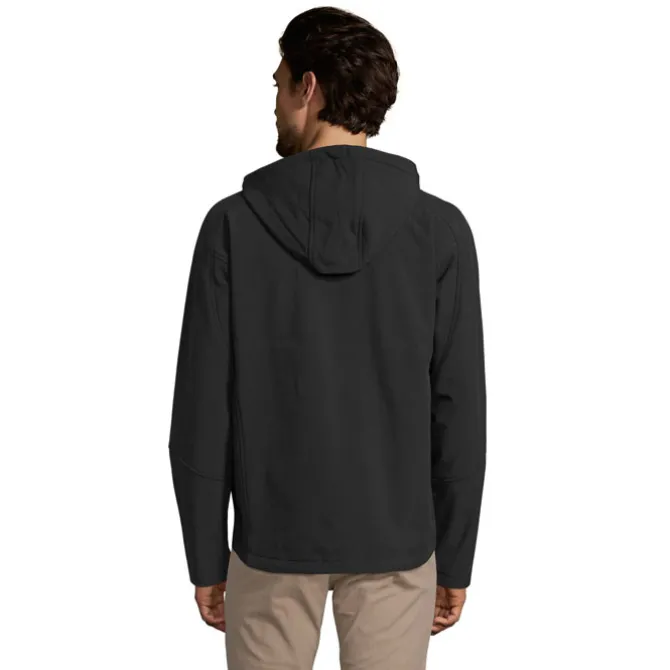 REPLAY męski softshell 340 / Czarny / Czarny opal S46602-BK-3XL