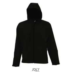 REPLAY męski softshell 340 / Czarny / Czarny opal S46602-BK-XL