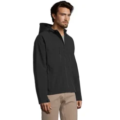 REPLAY męski softshell 340 / Czarny / Czarny opal S46602-BK-XL