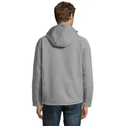 REPLAY męski softshell 340 / Szary melanż S46602-GM-XXL