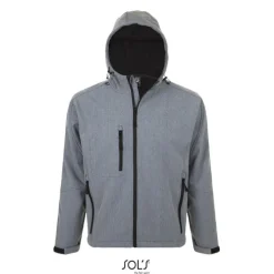 REPLAY męski softshell 340 / Szary melanż S46602-GM-XS