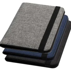 Ross etui na paszport RPET RFID wykonane z materiałów z recyklingu z certyfikatem GRS / Heather Charcoal 13005884