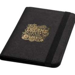 Ross etui na paszport RPET RFID wykonane z materiałów z recyklingu z certyfikatem GRS / Heather Charcoal 13005884