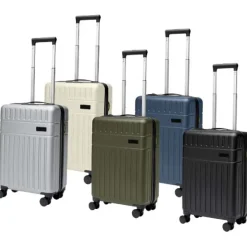 Rover twarda walizka na kółkach z tworzyw sztucznych pochodzących z recyklingu z certyfikatem GRS o wysokości 51 cm i pojemno / Piaskowiec 13004906