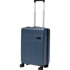 Rover twarda walizka na kółkach z tworzyw sztucznych pochodzących z recyklingu z certyfikatem GRS o wysokości 51 cm i pojemno / Szaroniebieski 13004955