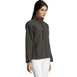 ROXY Damski softshell 340g / Szarość Węgla Drzewnego S46800-CR-S