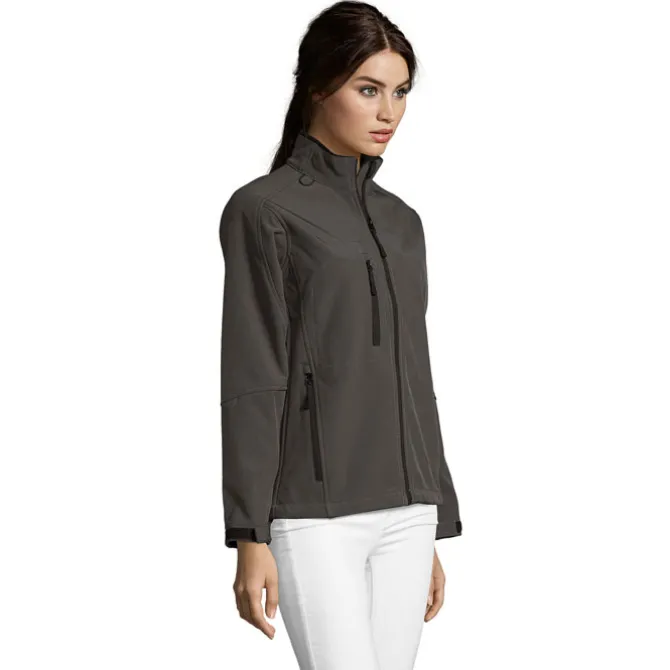 ROXY Damski softshell 340g / Szarość Węgla Drzewnego S46800-CR-XXL