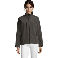 ROXY Damski softshell 340g / Szarość Węgla Drzewnego S46800-CR-XXL