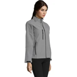 ROXY Damski softshell 340g / Szary melanż S46800-GM-M