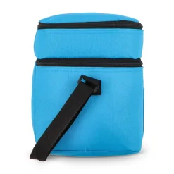 R-PET 600D Dwukomorowa torba chłodząca 30 x 20 x 24 cm 12L / Jasnoniebieski LT95393-N0012