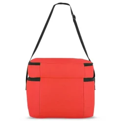R-PET 600D Dwukomorowa torba chłodząca 30 x 20 x 24 cm 12L / Czerwony LT95393-N0021
