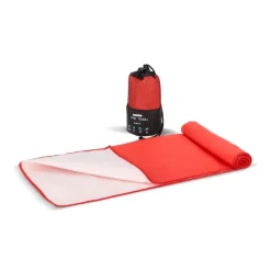 R-PET Szybkoschnący ręcznik 40×80 cm z woreczkiem, sublimacja. / Czerwony LT97214-N0021