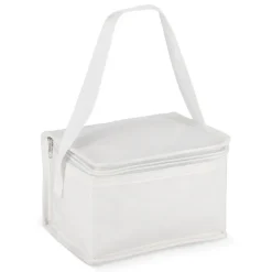 R-PET 6 Torba chłodząca na puszki z włókniny 20 x 13 x 12,5 cm 75g/m² / Biały LT95390-N0001