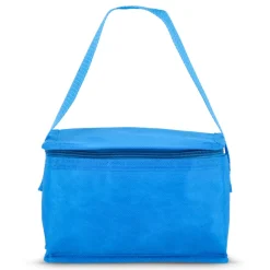 R-PET 6 Torba chłodząca na puszki z włókniny 20 x 13 x 12,5 cm 75g/m² / Jasnoniebieski LT95390-N0012