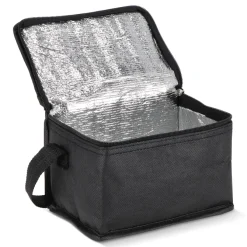R-PET 6 Torba chłodząca na puszki z włókniny 20 x 13 x 12,5 cm 75g/m² / Ciemnoniebieski LT95390-N0010
