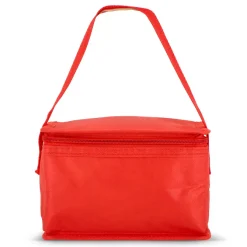 R-PET 6 Torba chłodząca na puszki z włókniny 20 x 13 x 12,5 cm 75g/m² / Czerwony LT95390-N0021