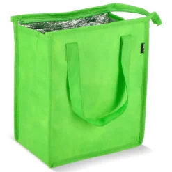 R-PET Torba chłodząca z włókniny 23 x 15 x 27,5 cm 75g/m² / Jasnozielony LT95392-N0032