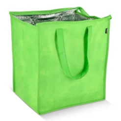 R-PET Torba chłodząca z włókniny 33 x 25,5 x 37 cm 75 g/m² / Jasnozielony LT95391-N0032