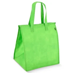 R-PET Torba chłodząca z włókniny 33 x 25,5 x 37 cm 75 g/m² / Jasnozielony LT95391-N0032