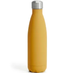 Sagaform Nils Butelka stalowa gumowa 500ml / Ciemnożółty LT52022-N0040