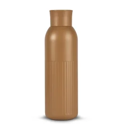 Sagaform Tekla Push stalowa butelka z zakrętką (z recyklingu) 500 ml / Brązowy LT52134-N0051