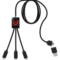 SCX.design C28 długi kabel do łądowania 5 w 1 / Niebieski 2PX06452