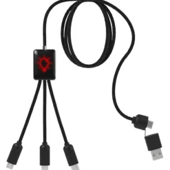 SCX.design C28 długi kabel do łądowania 5 w 1 / Niebieski 2PX06452