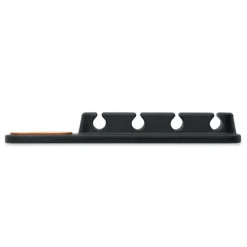 Silikonowy organizer kabli / Czarny MO2824-03