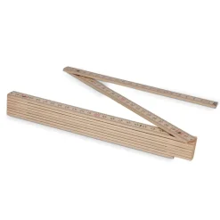 Składana linijka drewno 2m premium naturalna / Drewniany LT91982-N0093