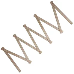 Składana linijka drewno 2m premium naturalna / Drewniany LT91982-N0093