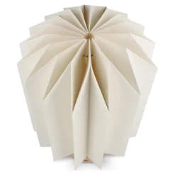 Składana papierowa lampa LED Coollux Eos, 25 cm (rozmiar skrzynki na listy) / Naturalny LT40728-N0094