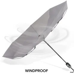 Składana parasolka Deluxe 22'' otwierana i zamykana automatycznie / Szary LT97105-N0061