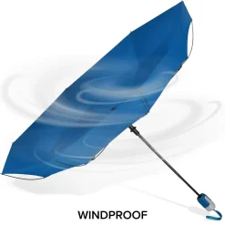 Składana parasolka otwierana automatycznie 22''  / Niebieski LT97102-N0011